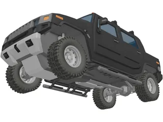 Hummer H2 3D Model preview