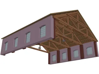 Shed 3D Model preview