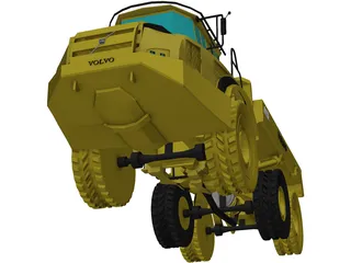 Volvo A25E 3D Model preview