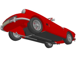 Triumph Spitfire MK2 3D Model preview