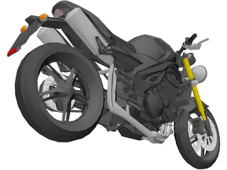 Triumph Speed Triple 3D Model preview