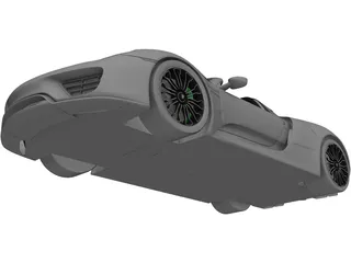 Porsche 918 Spyder (2014) 3D Model preview