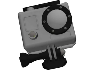 Gopro Hero2 3D Model preview
