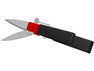 Garden Scissors 3D Model preview