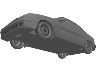 Daewoo Lanos (2000) 3D Model preview
