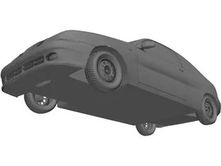 Daewoo Lanos Hatchback (2000) 3D Model preview