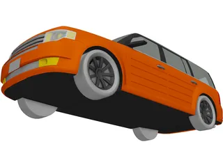 Ford Flex (2009) 3D Model preview
