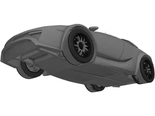 Lancia Stratos Fenomenon Concept (2005) 3D Model preview