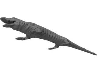 Crocodile 3D Model preview