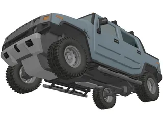 Hummer H2 3D Model preview