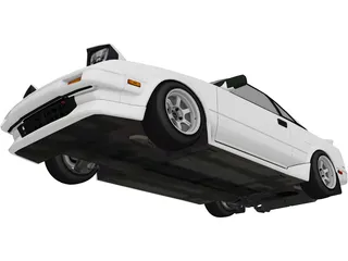 Toytota MR2 Mk1 (1984) 3D Model preview
