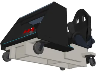 Racing Cockpit G27 3D Model preview