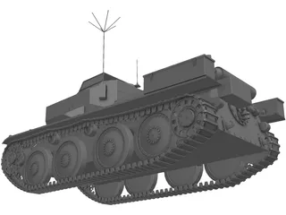 Aufklärungspanzer 38 3D Model preview