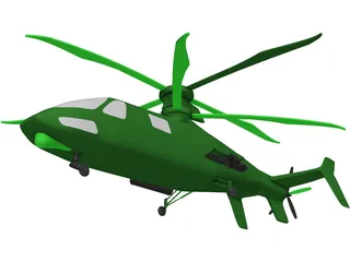 Sikorsky S-97 3D Model preview
