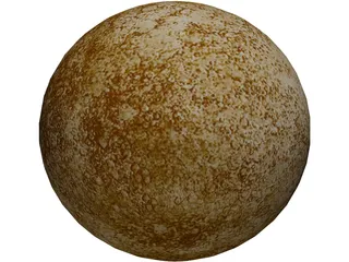 Mercury Planet 3D Model preview