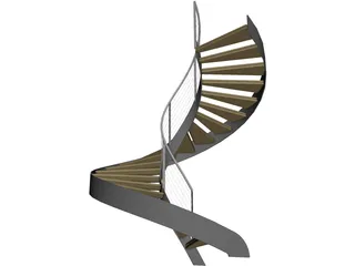 Stair 3D Model preview