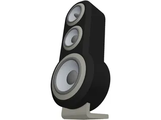 Speaker 3D Model preview