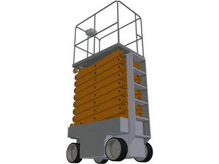 Scissor Lift 3D Model preview
