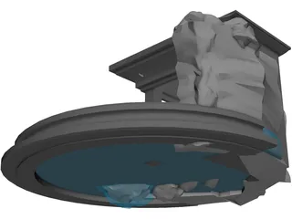 Fountain 3D Model preview