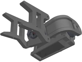 Gimbal Go Pro 3D Model preview