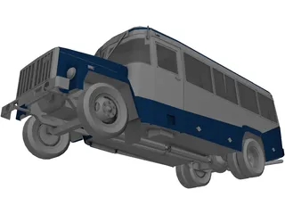KAvZ 3976 3D Model preview