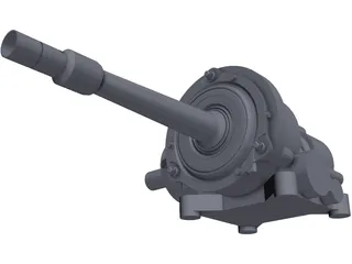 Bell 206 Gearbox 3D Model preview