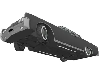 Lincoln Continental Sedan (1962) 3D Model preview