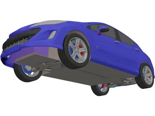 Peugeot 308 GTI 3D Model preview