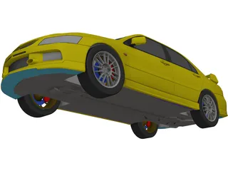 Mitsubishi Lancer Evo 8 3D Model preview
