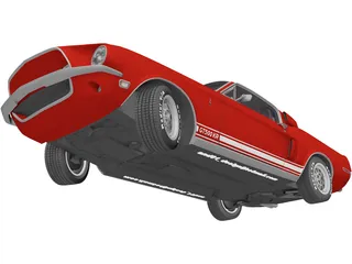 Ford Mustang Shelby GT-500KR (1968) 3D Model preview