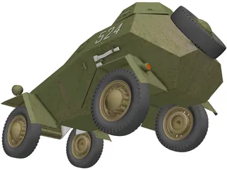 BA-64 3D Model preview