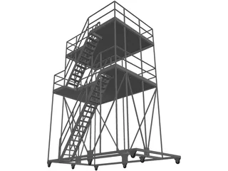 Scaffold 3D Model preview