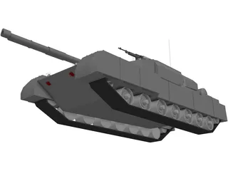 Arjun Tank 3D Model preview
