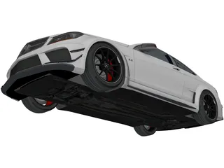 Mercedes-Benz C63 AMG Coupe 3D Model preview