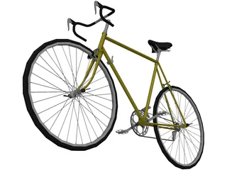 Road Bike 3D Model preview