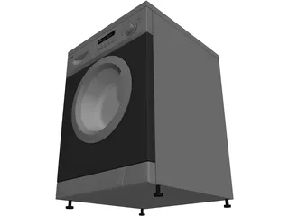 Washing Machine 3D Model preview