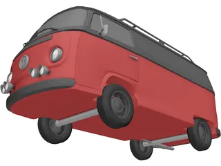Volkswagen Type 2 3D Model preview