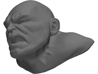 Hulk Bust 3D Model preview