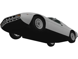 Maserati Merak (1972) 3D Model preview