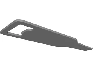 Beer Opener 3D Model preview