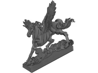 Pegasus 3D Model preview