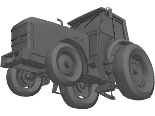 Tractor 3D Model preview
