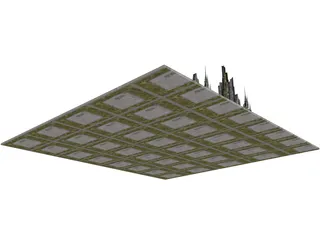 Metro City of the Future 3D Model preview