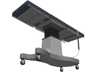 Surgical Table 3D Model preview