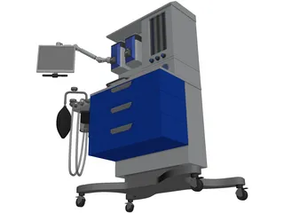 Anesthesia Machine 3D Model preview