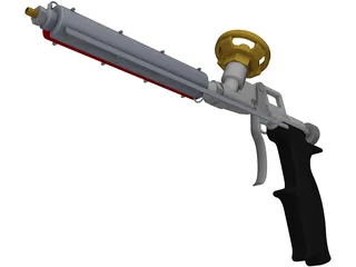 Foam Gun 3D Model preview