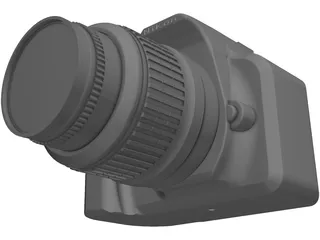 Nikon D5200 3D Model preview