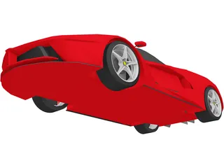 Ferrari LaFerrari (F70) (2014) 3D Model preview