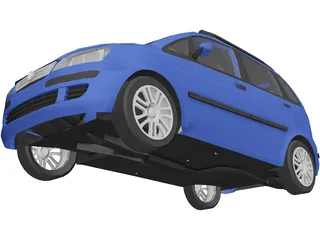 Fiat Idea (2005) 3D Model preview