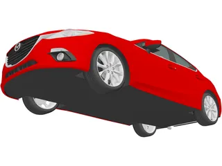 Mazda 3 Hatchback (2013) 3D Model preview